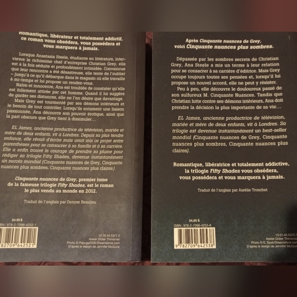 * 5 for 30 $ * Cinquante nuances de Gray - Picture 2 of 3